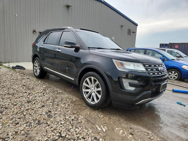 1FM5K8F8XHGB77231 - 2017 FORD EXPLORER LIMITED BLACK photo 4