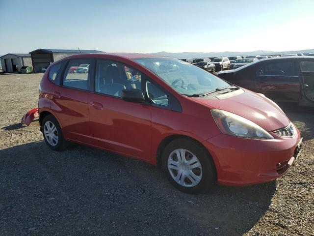 JHMGE8H21AS002638 - 2010 HONDA FIT RED photo 4