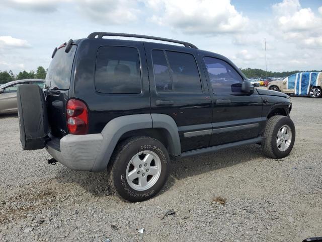 1J4GL48K37W544500 - 2007 JEEP LIBERTY SPORT 黑色 照片 3