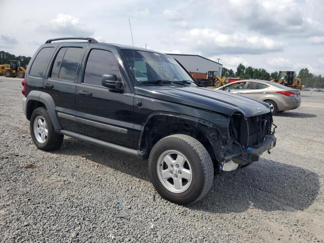 1J4GL48K37W544500 - 2007 JEEP LIBERTY SPORT 黑色 照片 4