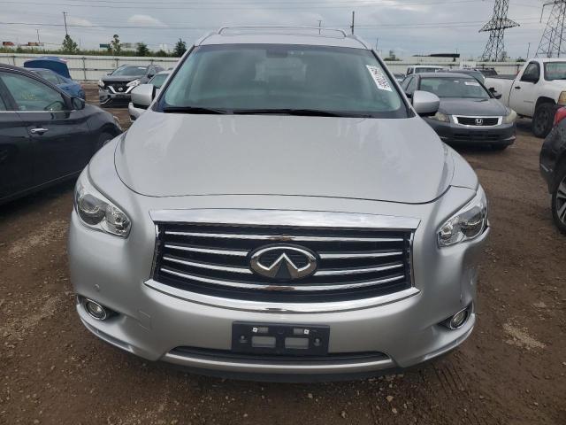 5N1AL0MM8EC537998 - 2014 INFINITI QX60 SILVER photo 5