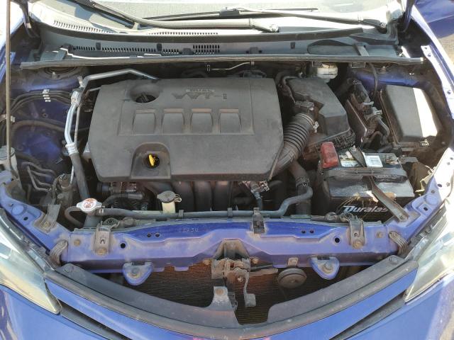 5YFBURHE3JP779306 - 2018 TOYOTA COROLLA L BLUE photo 11