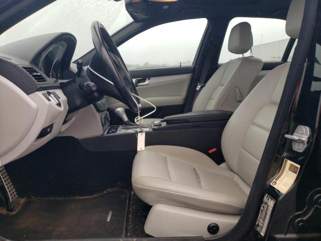 WDDGF8BB9BR181176 - 2011 MERCEDES-BENZ C 300 4MATIC BLACK photo 7
