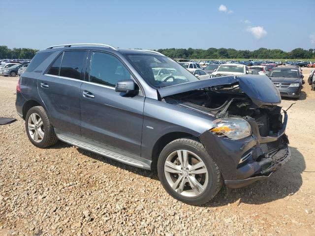 4JGDA5HB0CA053311 - 2012 MERCEDES-BENZ ML 350 4MATIC BLACK photo 4