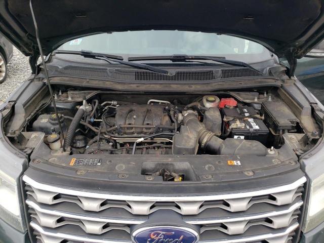 1FM5K8D87GGA27725 - 2016 FORD EXPLORER XLT Verde foto 12