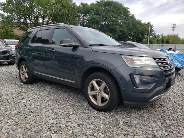 1FM5K8D87GGA27725 - 2016 FORD EXPLORER XLT Verde foto 4
