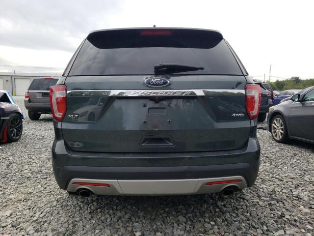 1FM5K8D87GGA27725 - 2016 FORD EXPLORER XLT Verde foto 6