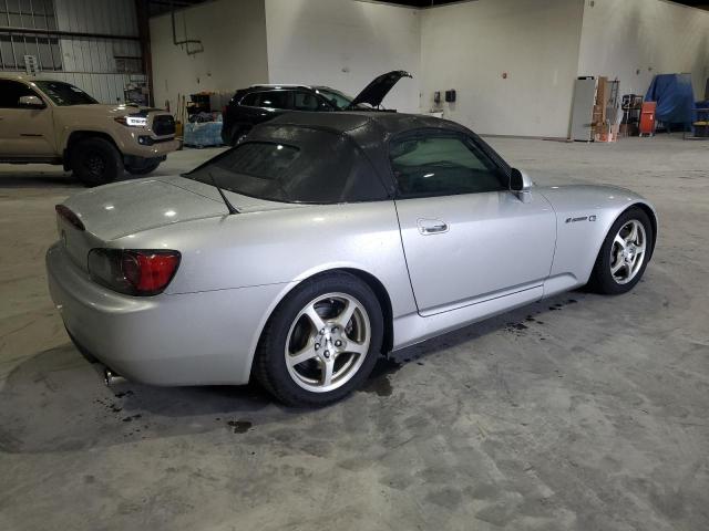 JHMAP11442T003765 - 2002 HONDA S2000 GRAY photo 3