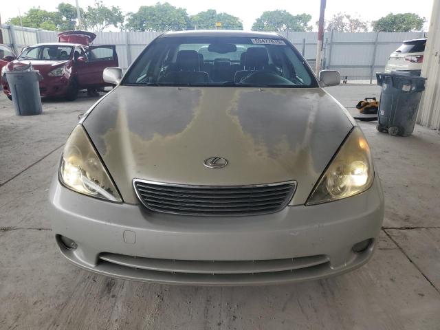JTHBA30G755135196 - 2005 LEXUS ES 330 SILVER photo 5