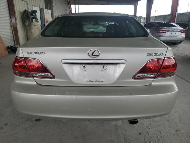 JTHBA30G755135196 - 2005 LEXUS ES 330 SILVER photo 6