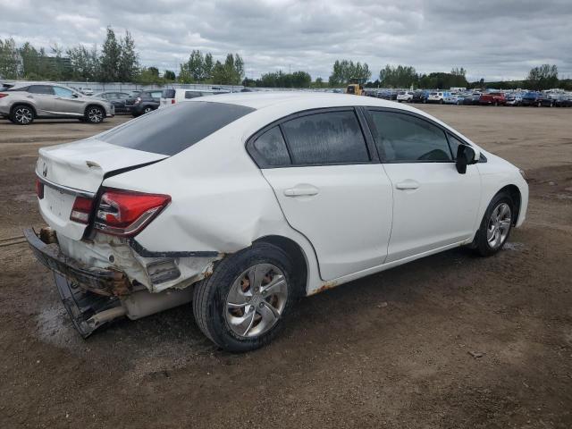 2HGFB2F41EH013614 - 2014 HONDA CIVIC LX WHITE photo 3