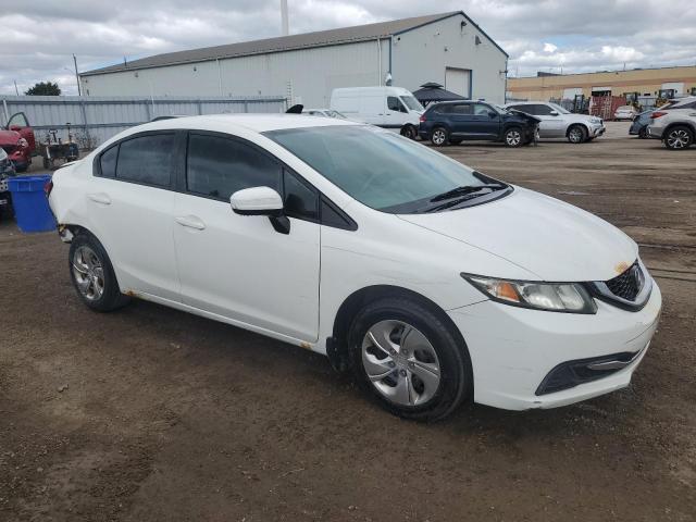 2HGFB2F41EH013614 - 2014 HONDA CIVIC LX WHITE photo 4