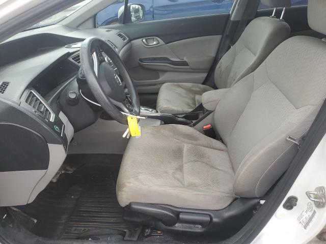 2HGFB2F41EH013614 - 2014 HONDA CIVIC LX WHITE photo 7