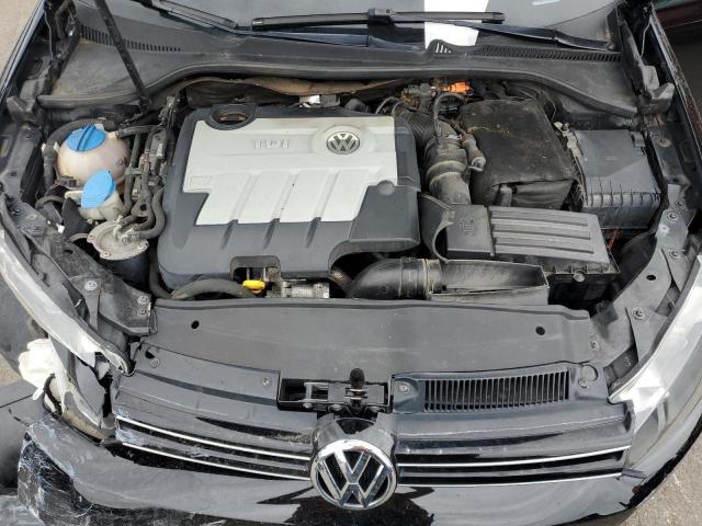 3VWPL7AJ5EM607325 - 2014 VOLKSWAGEN JETTA TDI BLACK photo 11