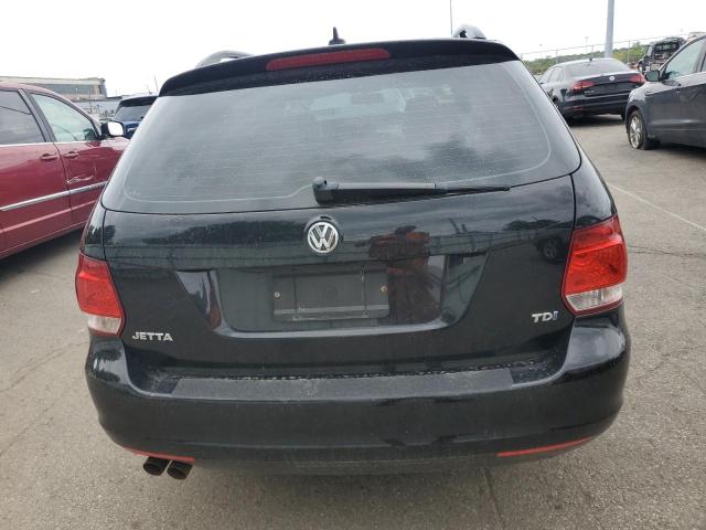 3VWPL7AJ5EM607325 - 2014 VOLKSWAGEN JETTA TDI BLACK photo 6