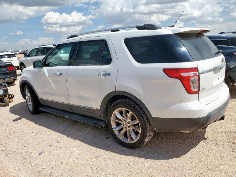 1FM5K7D88DGA25584 - 2013 FORD EXPLORER XLT WHITE photo 2