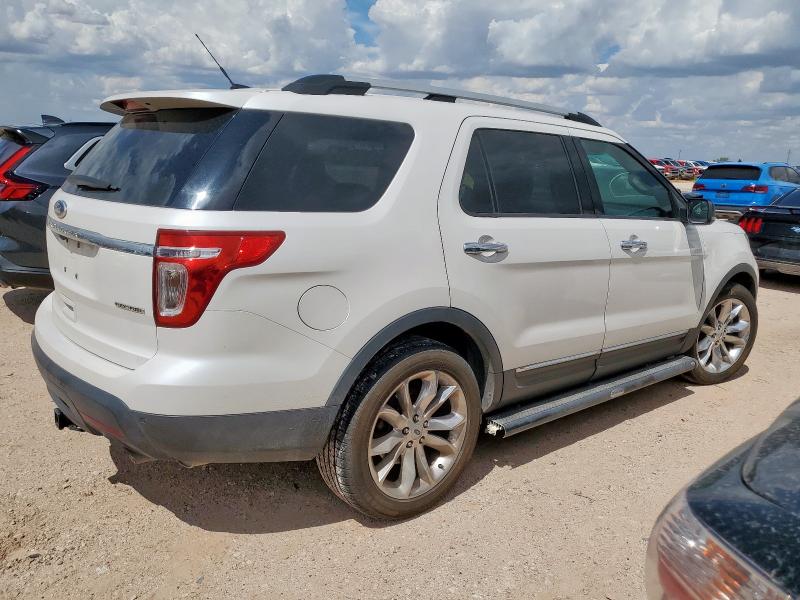 1FM5K7D88DGA25584 - 2013 FORD EXPLORER XLT WHITE photo 3