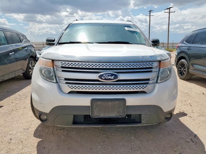 1FM5K7D88DGA25584 - 2013 FORD EXPLORER XLT WHITE photo 5