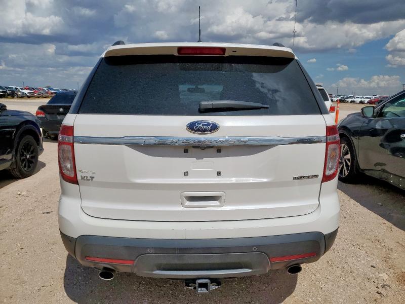 1FM5K7D88DGA25584 - 2013 FORD EXPLORER XLT WHITE photo 6
