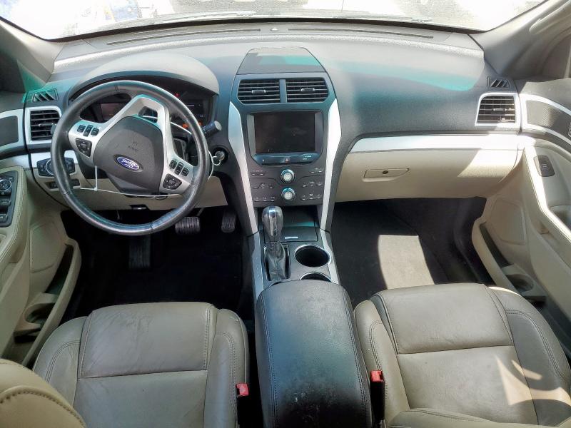 1FM5K7D88DGA25584 - 2013 FORD EXPLORER XLT WHITE photo 8