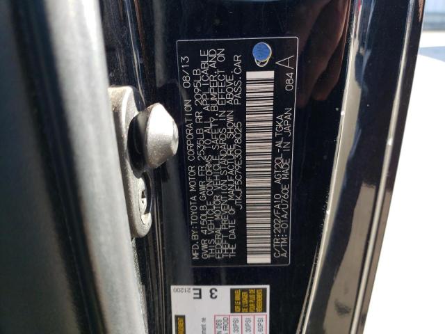 JTKJF5C79E3078025 - 2014 TOYOTA SCION TC BLACK photo 12