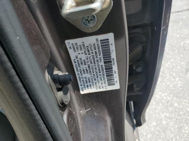 2HGFB2F5XCH566204 - 2012 HONDA CIVIC LX ნაცრისფერი ფოტო 12