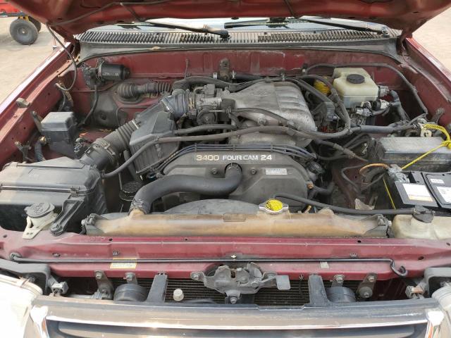 JT3GN86R810215250 - 2001 TOYOTA 4RUNNER SR5 勃艮第红 照片 12