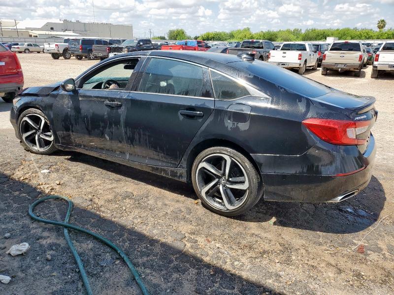 1HGCV1F30JA034832 - 2018 HONDA ACCORD SPORT أسود صورة 2