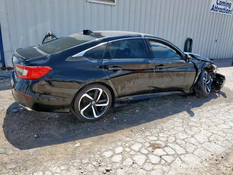 1HGCV1F30JA034832 - 2018 HONDA ACCORD SPORT أسود صورة 3