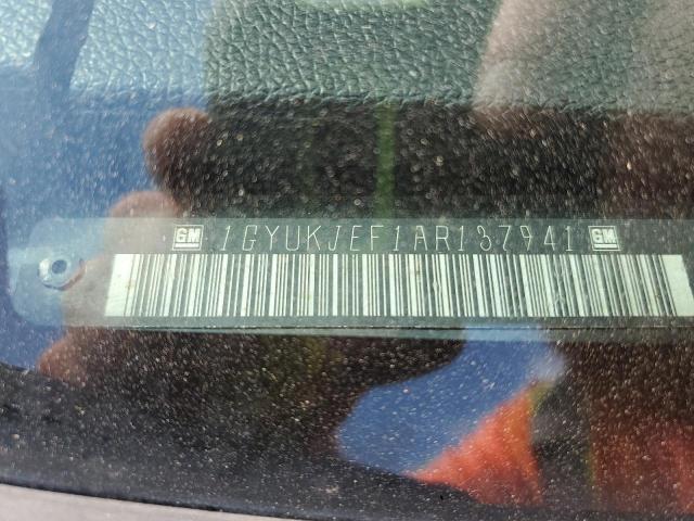 1GYUKJEF1AR137941 - 2010 CADILLAC ESCALADE ESV PREMIUM შავი ფოტო 13