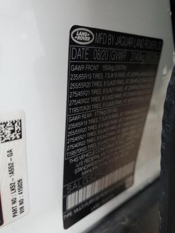SALGS2RU7LA415026 - 2020 LAND ROVER RANGE ROVE HSE WHITE photo 13