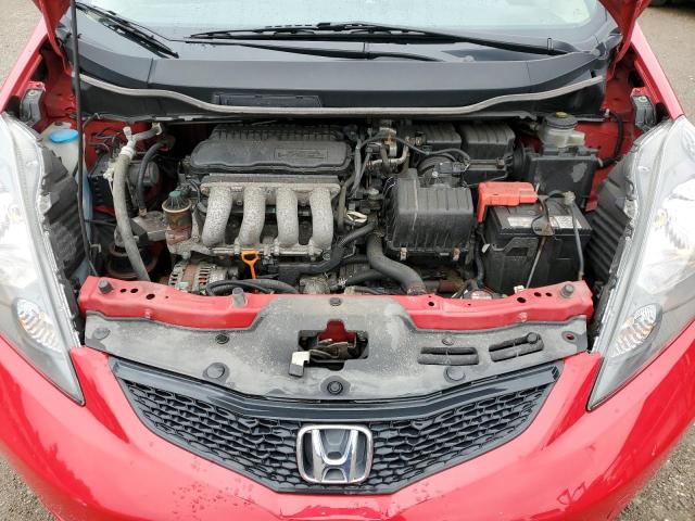LUCGE8H57D3005291 - 2013 HONDA FIT LX RED photo 11