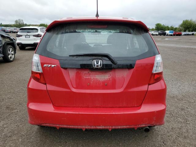 LUCGE8H57D3005291 - 2013 HONDA FIT LX RED photo 6