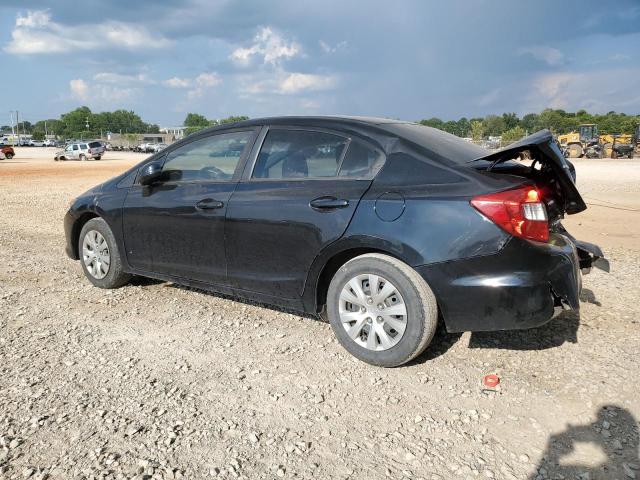 19XFB2F58CE105173 - 2012 HONDA CIVIC LX BLACK photo 2