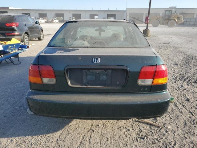 1HGEJ6570VL028030 - 1997 HONDA CIVIC LX GREEN photo 6