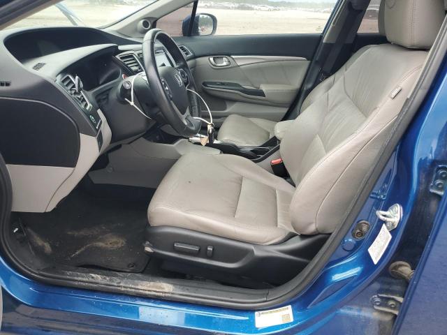 19XFB2F95FE084421 - 2015 HONDA CIVIC EXL ლურჯი ფოტო 7