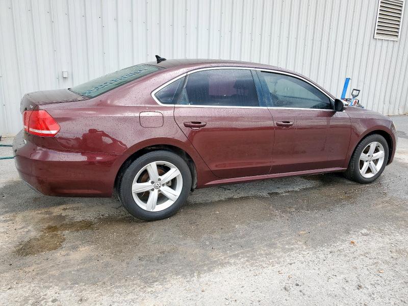1VWAT7A39EC058639 - 2014 VOLKSWAGEN PASSAT S MAROON photo 3