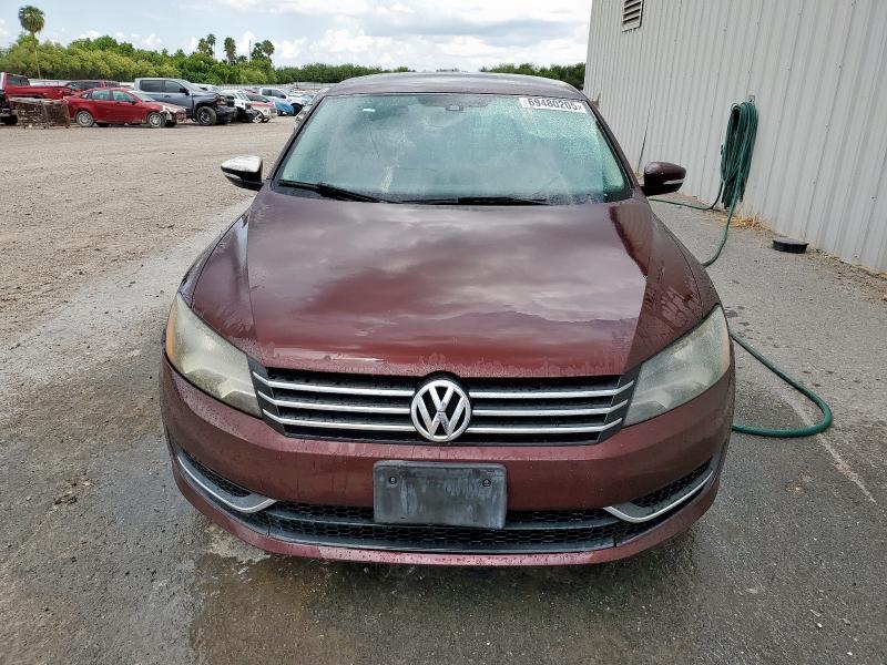 1VWAT7A39EC058639 - 2014 VOLKSWAGEN PASSAT S MAROON photo 5