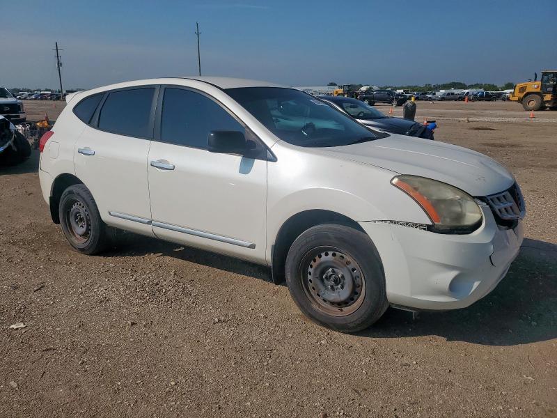 JN8AS5MT8DW022898 - 2013 NISSAN ROGUE S WHITE photo 4