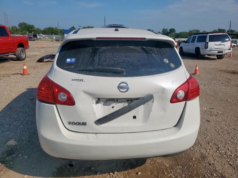 JN8AS5MT8DW022898 - 2013 NISSAN ROGUE S WHITE photo 6