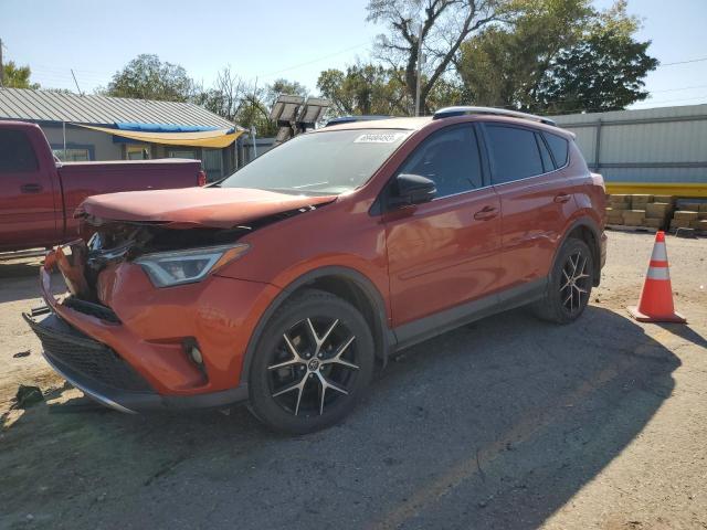 JTMJFREV2GJ070826 - 2016 TOYOTA RAV4 SE ORANGE photo 1