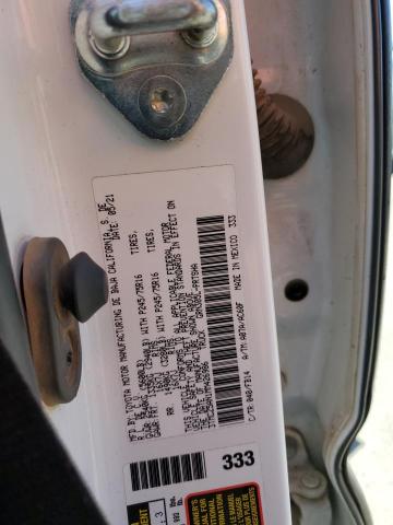 3TMCZ5AN1MM426986 - 2021 TOYOTA TACOMA DOUBLE CAB თეთრი ფოტო 13