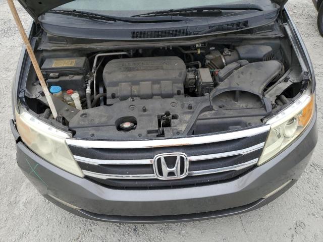5FNRL5H68BB096338 - 2011 HONDA ODYSSEY EXL GRAY photo 12
