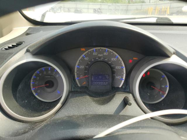 JHMGE8H37DC057599 - 2013 HONDA FIT ვერცხლისფერი ფოტო 9