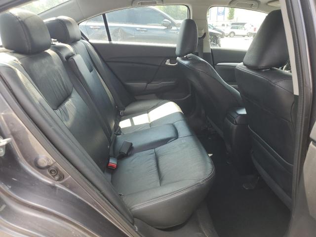 19XFB2F92EE228618 - 2014 HONDA CIVIC EXL ნაცრისფერი ფოტო 10