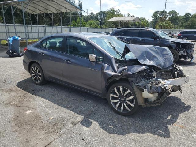 19XFB2F92EE228618 - 2014 HONDA CIVIC EXL ნაცრისფერი ფოტო 4