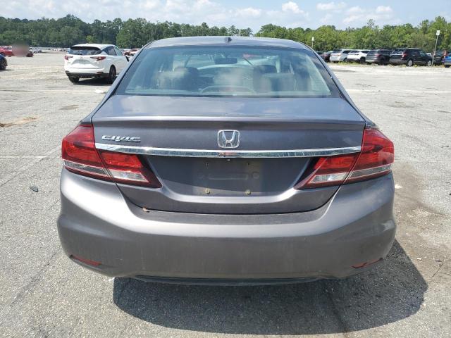 19XFB2F92EE228618 - 2014 HONDA CIVIC EXL ნაცრისფერი ფოტო 6