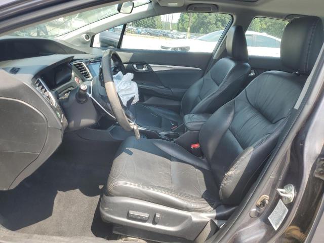 19XFB2F92EE228618 - 2014 HONDA CIVIC EXL ნაცრისფერი ფოტო 7