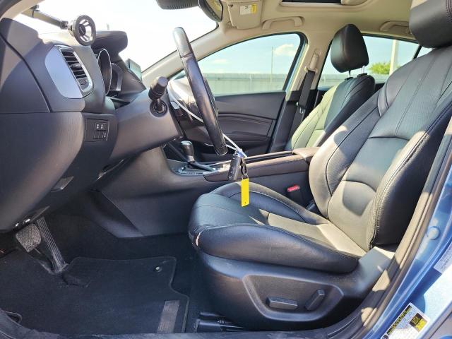 3MZBN1M35JM235008 - 2018 MAZDA 3 GRAND TOURING Blau Foto 7