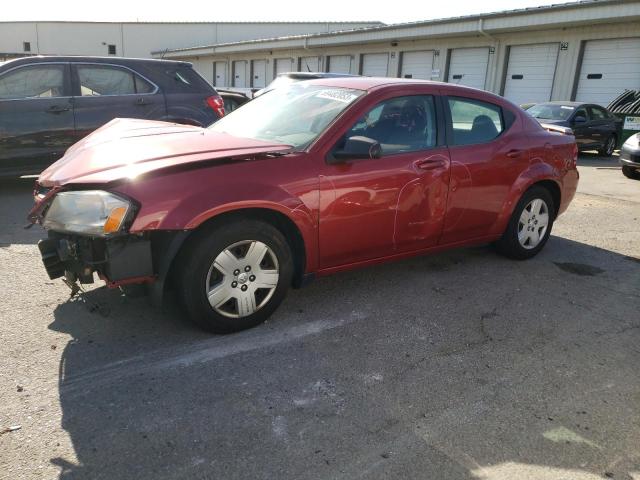 1B3CC4FB3AN230772 - 2010 DODGE AVENGER SXT RED photo 1